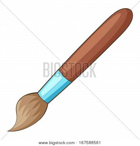 Paint brush icon. Cartoon illustration of paint brush vector icon for web