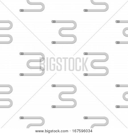 Heated towel rail icon in cartoon style isolated on white background. Plumbing pattern vector illustration. - stock vector