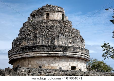 El Caracol Tower In Chichen Itza