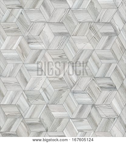 Parquet wood rhombus hexagon repeating floor texture