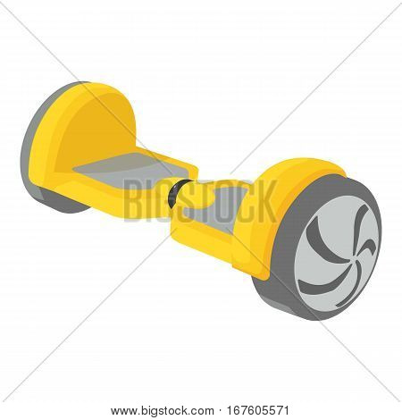 Small segway icon. Cartoon illustration of small segway vector icon for web
