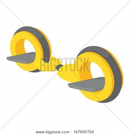 Little segway icon. Cartoon illustration of little segway vector icon for web