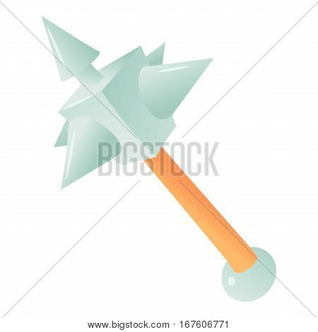 Mace icon. Cartoon illustration of mace vector icon for web