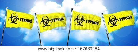 Typhus flag, 3D rendering