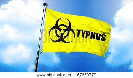 Typhus flag, 3D rendering