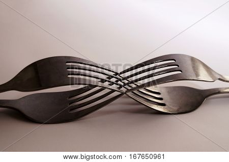forks on the photoshot for a still photography art