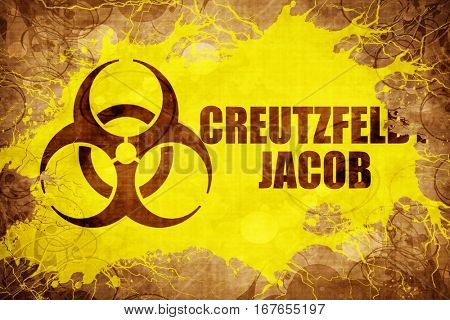 Grunge vintage Creutzfeldt jacob