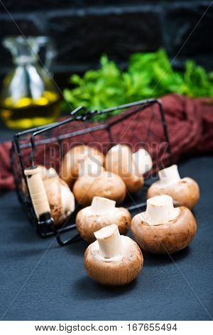Raw Mushroom