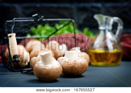Raw Mushroom