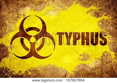 Grunge vintage Typhus