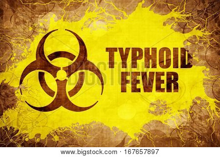 Grunge vintage Typhoid fever