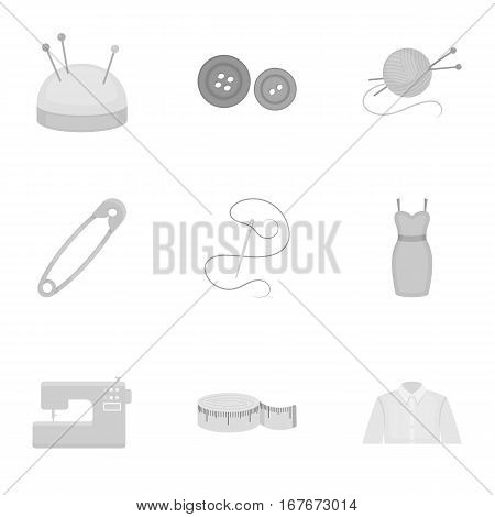 Atelie set icons in monochrome style. Big collection of atelie vector symbol stock