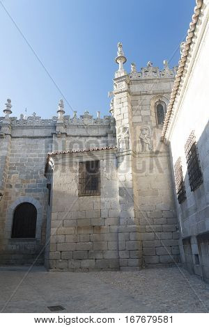 Avila (Castilla y Leon Spain): historic cathedral exterior