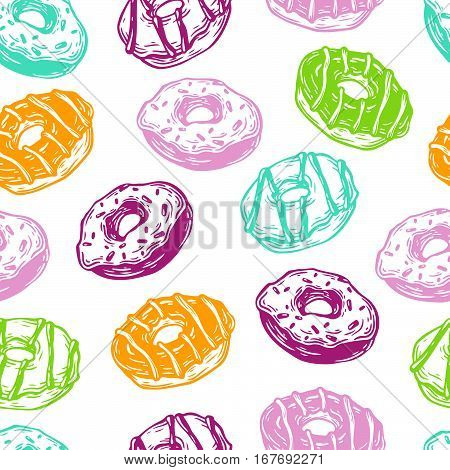 Vector Donuts, Pattern.