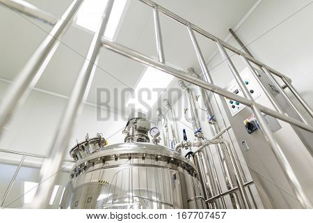 worker made from bellow in pharmaciutical factory