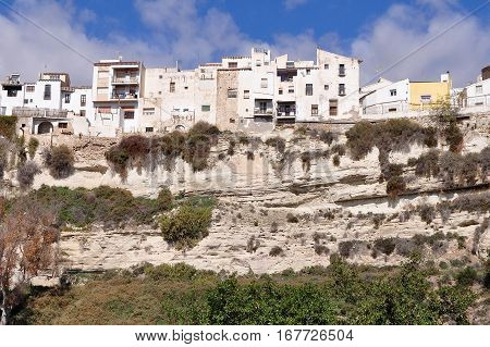 Unusual village Sorbas in Andalucia in Spain