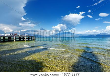 Sirmione, Italy - September 19, 2016: Beautiful Views Of Sirmione, A Comune In Brescia