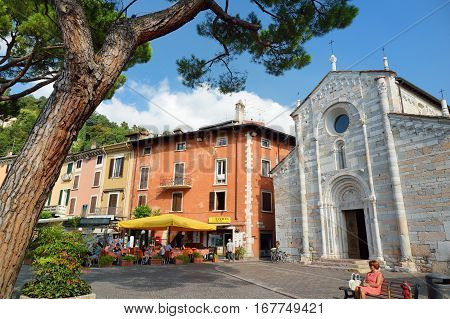 Toscolano-maderno, Italy - September 18, 2016: Beautiful Views Of Toscolano-maderno, A Town And Comu