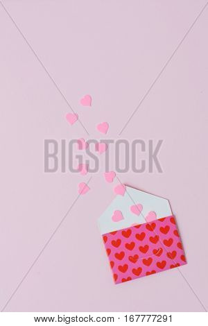 envelope with hearts
