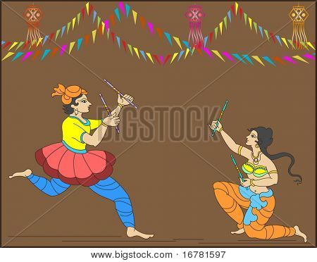 Jørgen (Dandia) er en indisk form for dans, der opstod i regionen Gujarat, folk danse rundt
