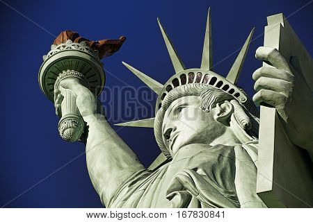 The Statue of Liberty is a colossal copper statue designed by Auguste Bartholdi a French sculptor was built by Gustave Eiffel