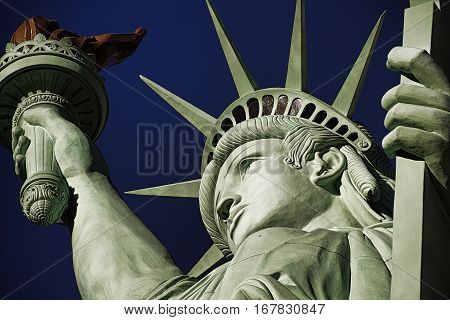 The Statue of Liberty is a colossal copper statue designed by Auguste Bartholdi a French sculptor was built by Gustave Eiffel