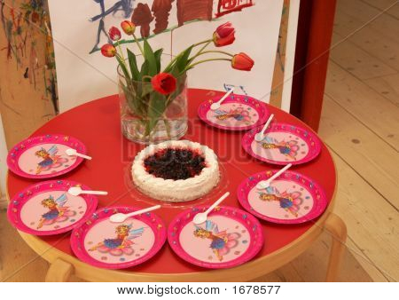 Mesa de aniversário