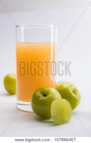 Ayurvedic Amla or Indian Gooseberry Juice, healthy diet