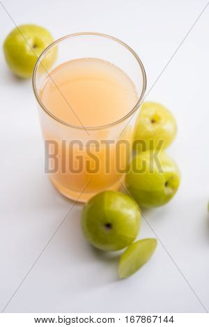 Ayurvedic Amla or Indian Gooseberry Juice, healthy diet