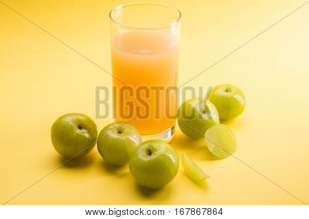Ayurvedic Amla or Indian Gooseberry Juice, healthy diet