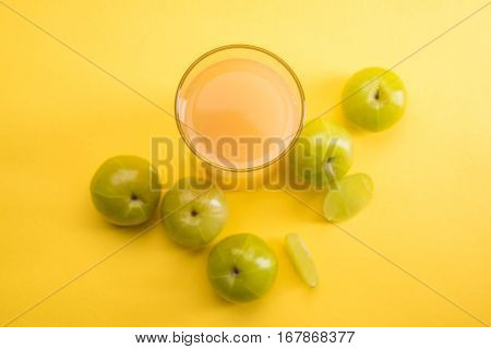 Ayurvedic Amla or Indian Gooseberry Juice, healthy diet