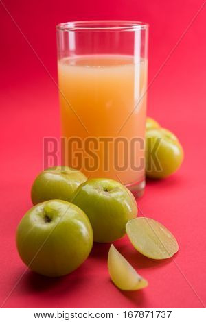 Ayurvedic Amla or Indian Gooseberry Juice, healthy diet