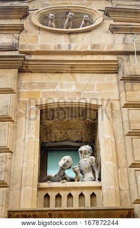 Monument To Lovers And Cats. Baku