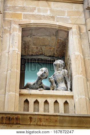 Monument To Lovers And Cats. Baku
