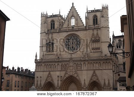 Lyon Cathedral is a Roman Catholic cathedral dedicated to Saint John the Baptist, in Lyon, France