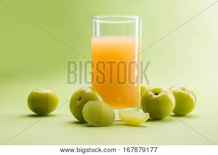 Ayurvedic Amla or Indian Gooseberry Juice, healthy diet