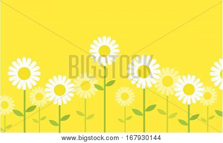 Spring background with flower vector collection stock