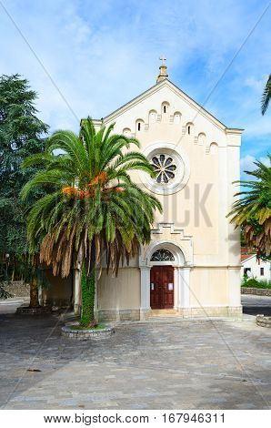 Church of St. Hieronymus on Square Mitch Pavlovich in Herceg Novi Montenegro