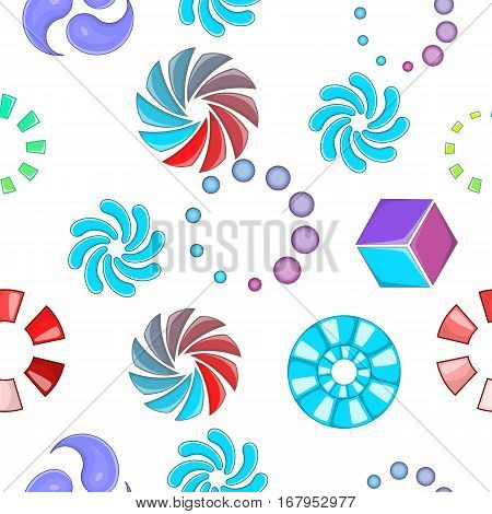 Sign download pattern. Cartoon illustration of sign download vector pattern for web