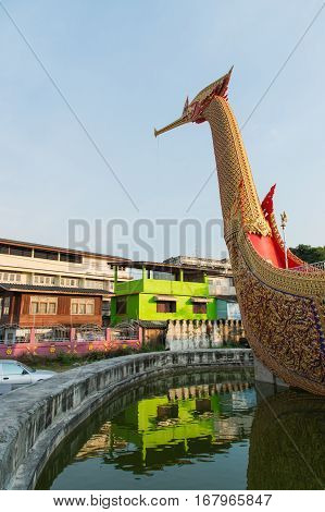 WAT CHA LOR TEMPLE Suphannahong Boat NONTHABURI Thailand