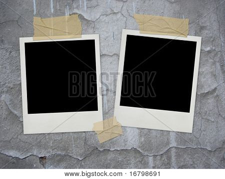 altes Photo an Wand