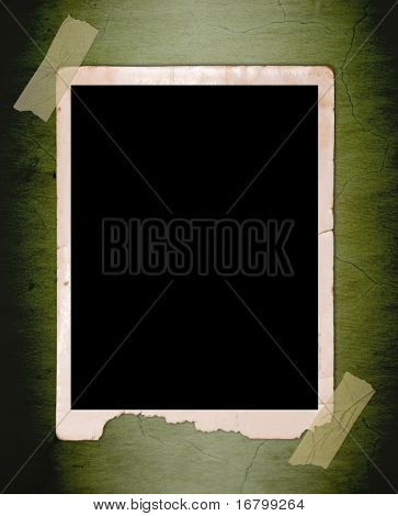 altes Photo an Wand