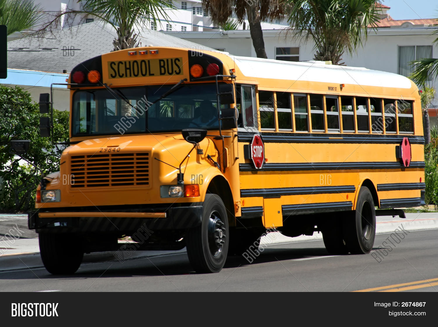 Yellow American School Image & Photo (Free Trial) Bigstock