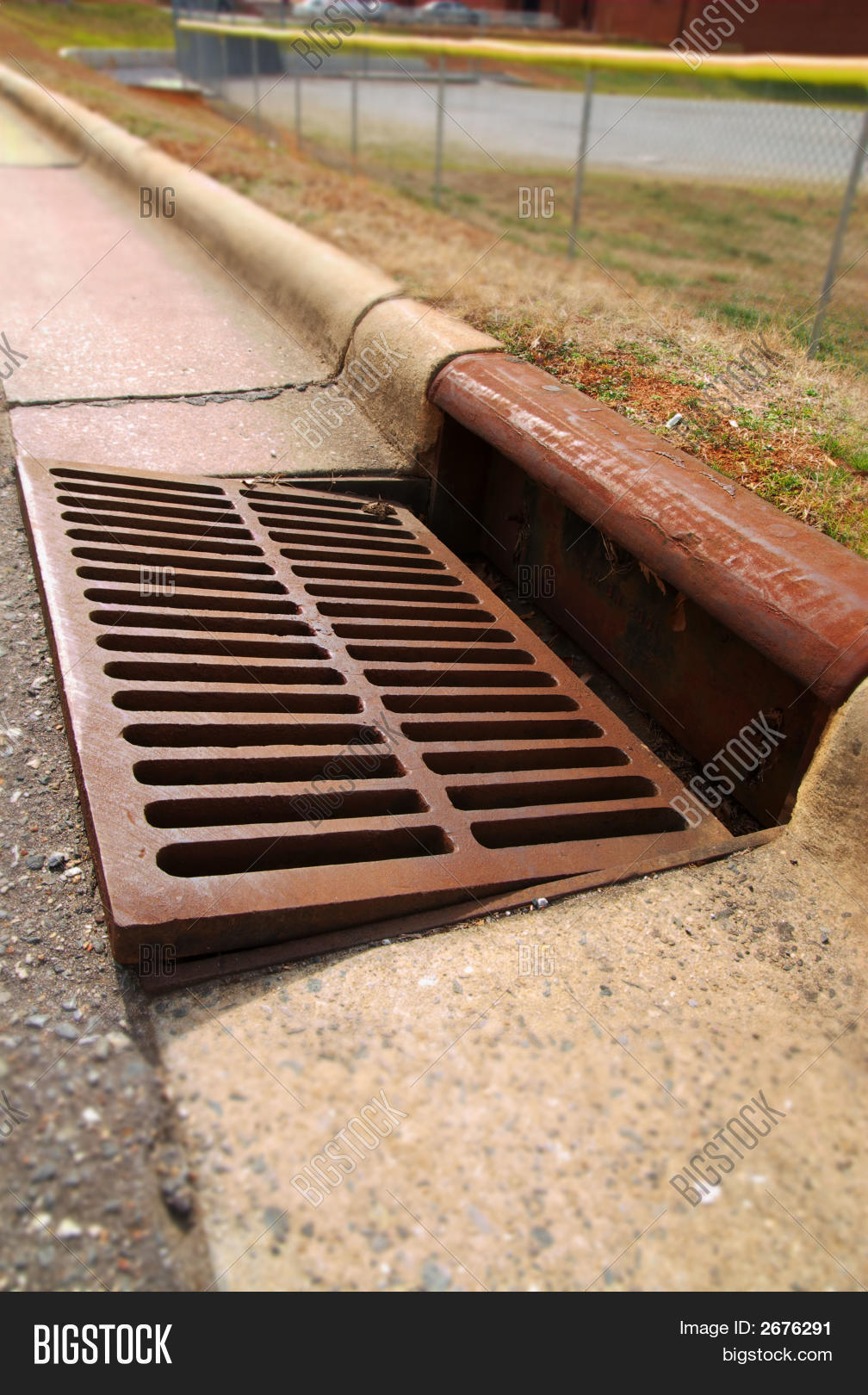 Roadside Gutter Drain Image & Photo (Free Trial) Bigstock