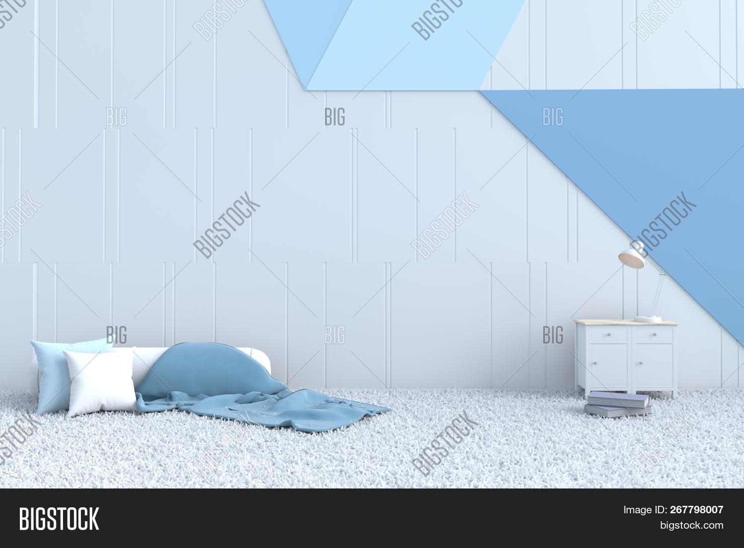 Whiteblue Room Decor Image & Photo (Free Trial) Bigstock