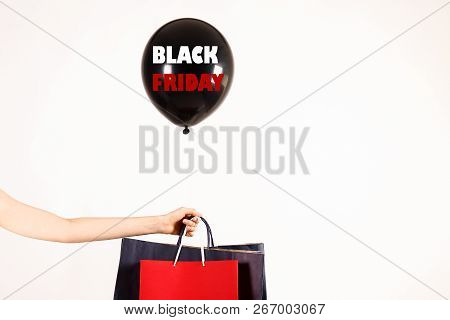 Black Friday Shopping Event Concept.