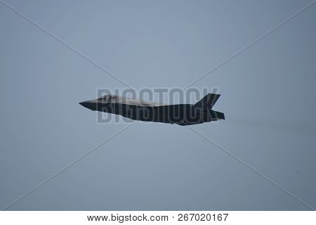 Lockheed Martin F-35 Lightning Ii Performing During The Chicago Air And Water Show, Chicago, Il Augu