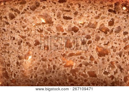 Whole Spelt Bread Texture As Natural Food Background