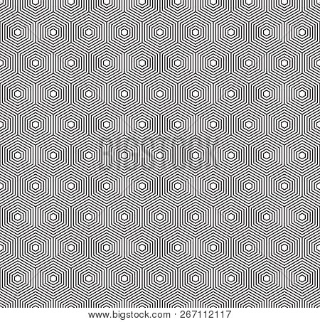 Seamless Hexagon Contour Pattern1.eps