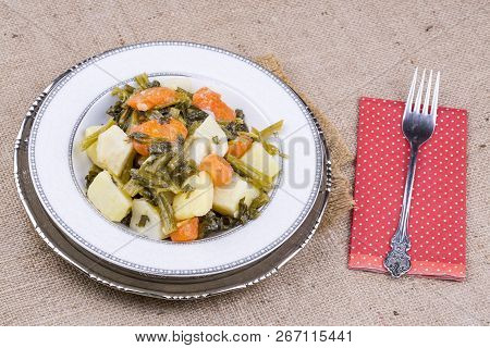 Traditional Delicious Turkish Foods; Celery With Olive Oil